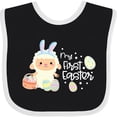 thumbnail image 3 of Inktastic My 1st Easter with Cute Lamb and Easter Eggs Boys or Girls Baby Bib, 3 of 4