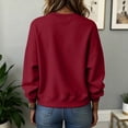 thumbnail image 7 of Hurxie Oversized Sweatshirt for Women Spring Long Sleeve Crewneck Fleece Loose Casual Pullover Tops Fashion Clothing, 7 of 7