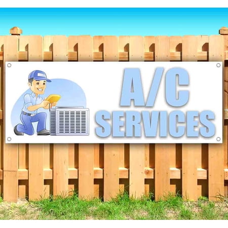 Ac Services 13 oz Vinyl Banner With Metal Grommets