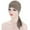 Khaki, variant on Herrnalise Women Solid India Hat Muslim Ruffle Cancer Chemo Hat Beanie Wrap Cap
