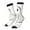 2 Black-1, variant on Cute Ghost Simple Drawing Print Adult Socks,Crew Socks,Casual Calf Socks,Daily Wear Socks for Men & Women, Perfect for Sports, Casual and Everyday Use