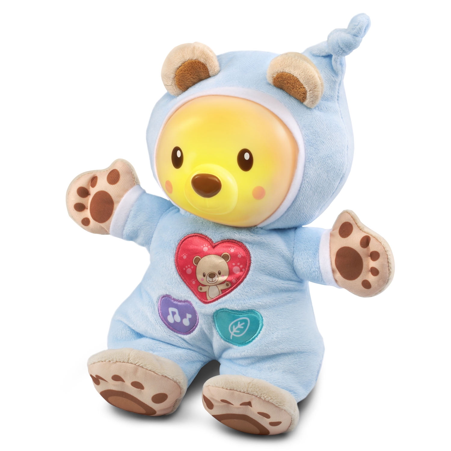 Teddy Bear Toy Doll Bedtime Blue VTech Baby Soothing Song Music Slumbers New 
