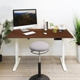 thumbnail image 6 of Mount-It! Electric Standing Desk White Frame with Extra-Wide 55" Desktop,  Ergonomic, 6 of 9