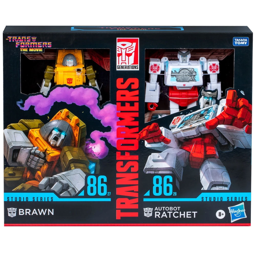 Transformers Studio Series Deluxe The Transformers: The Movie Brawn & Autobot Ratchet