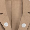 thumbnail image 3 of 6 pares de botones magnéticos para abrigos, broches invisibles, broches de presión, accesorios de costura DIY (blanco, diámetro 2,6 cm), 3 of 7