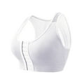 thumbnail image 6 of Everyday Bras for Women Women's Bras Padded Underwire Bra Sports Bra Women Pack Sports Brawls for Women Womens Workout Bras Women Bras plus Size Sexy Scrappy Bra Lift Bras for Women Push up White 5XL, 6 of 6