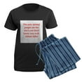 thumbnail image 5 of CafePress - Alfred Adler Quotes Women's Dark Pajamas - Women's Short Sleeve Print T-Shirt and Pants Dark Cotton Pajama Set, 5 of 7
