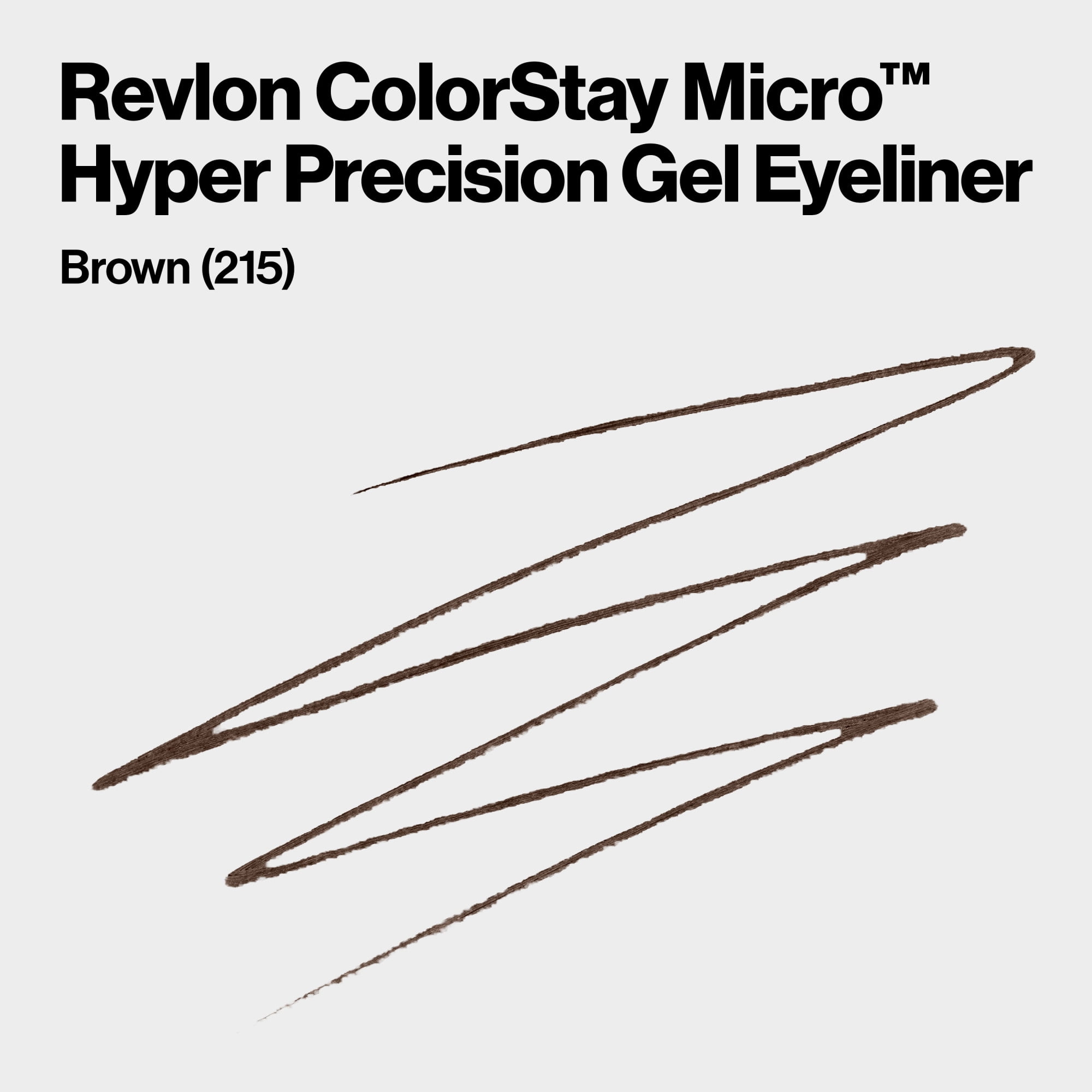 (2 pack) Revlon ColorStay Micro™ Hyper Precision Gel Eyeliner, 215 Brown, 0.002 oz