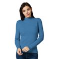 thumbnail image 5 of Lightweight Ribbed Mock Turtleneck for Women-Slim Fit, 5 of 6