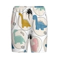 thumbnail image 3 of Picia Cute Dinosaurs Pajama Shorts for Men, Men's Pajama Bottoms, Sleepwear,Short Pajama Pants-4X-Large, 3 of 9