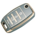 thumbnail image 4 of OUNONA Car Key Protector Case in Grey Made of Soft TPU for Keys 1 Piece, 4 of 8