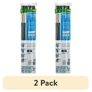(2 pack) Duck Brand 12 ft. Long Foam Pipe Cover, Fits .5 in. Pipes, Black