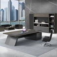 thumbnail image 2 of Modern Executive Office Desks Console Shelf Meeting Corner Conference Study Organizer Drawers Escritorios De Oficina Furniture My Lux Decor Round, 2 of 20