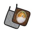thumbnail image 2 of Carolines Treasures SS1003PTHD Sheltie Pair of Pot Holders 7.5HX7.5W multicolor, 2 of 2