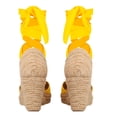thumbnail image 3 of Alpargata Punta Cerrada De Plataforma Virginia Con Yute Lona Premium Amarillo Para Mujer, 3 of 5