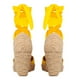 thumbnail image 3 of Alpargata Punta Cerrada De Plataforma Virginia Con Yute Lona Premium Amarillo Para Mujer, 3 of 5