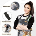 thumbnail image 2 of Tiger on Cloud 5 Pcs Kitchen Set Heat Resistant Oven Mitts and Non-Slip Pot Holders with Adjustable Cooking Apron, 2 of 6