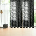 thumbnail image 4 of CanGonggg 100cm Wide X 250cm Long French Lace Window Curtain Semi Lace Curtain And Through Bar Curtain Panels Curtain for Shower Curtain Room Darkening Curtains 72 Inches Long Curtains for Bedrooms, 4 of 8