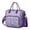Purple-2, variant on Nautical Sea Theme Lunch Tote, Large Leakproof Insulated Bag with Starfish, Seahorse, and Vintage Ocean Pattern, Ideal for Summer Travel