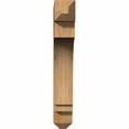 thumbnail image 6 of Ekena Millwork 4"W x 22"D x 26"H Imperial Craftsman Rough Sawn Bracket, Western Red Cedar, 6 of 13