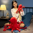thumbnail image 4 of Juguete de peluche de pulpo realista, muñeco de Animal del océano, almohada de tiro, regalo de compañero divertido, 4 of 4