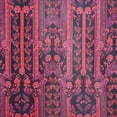 thumbnail image 2 of Zelouf Greek Botanical Stripe Print Dty  , Sewing, DIY, Crafts Fabric by the Yard, Plum/red, 7 Yard, 2 of 2