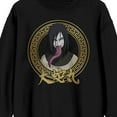 thumbnail image 2 of Naruto Shippuden Orochimaru Gold Circle Adult Black Crew Neck Long Sleeve Sweatshirt-Small, 2 of 3