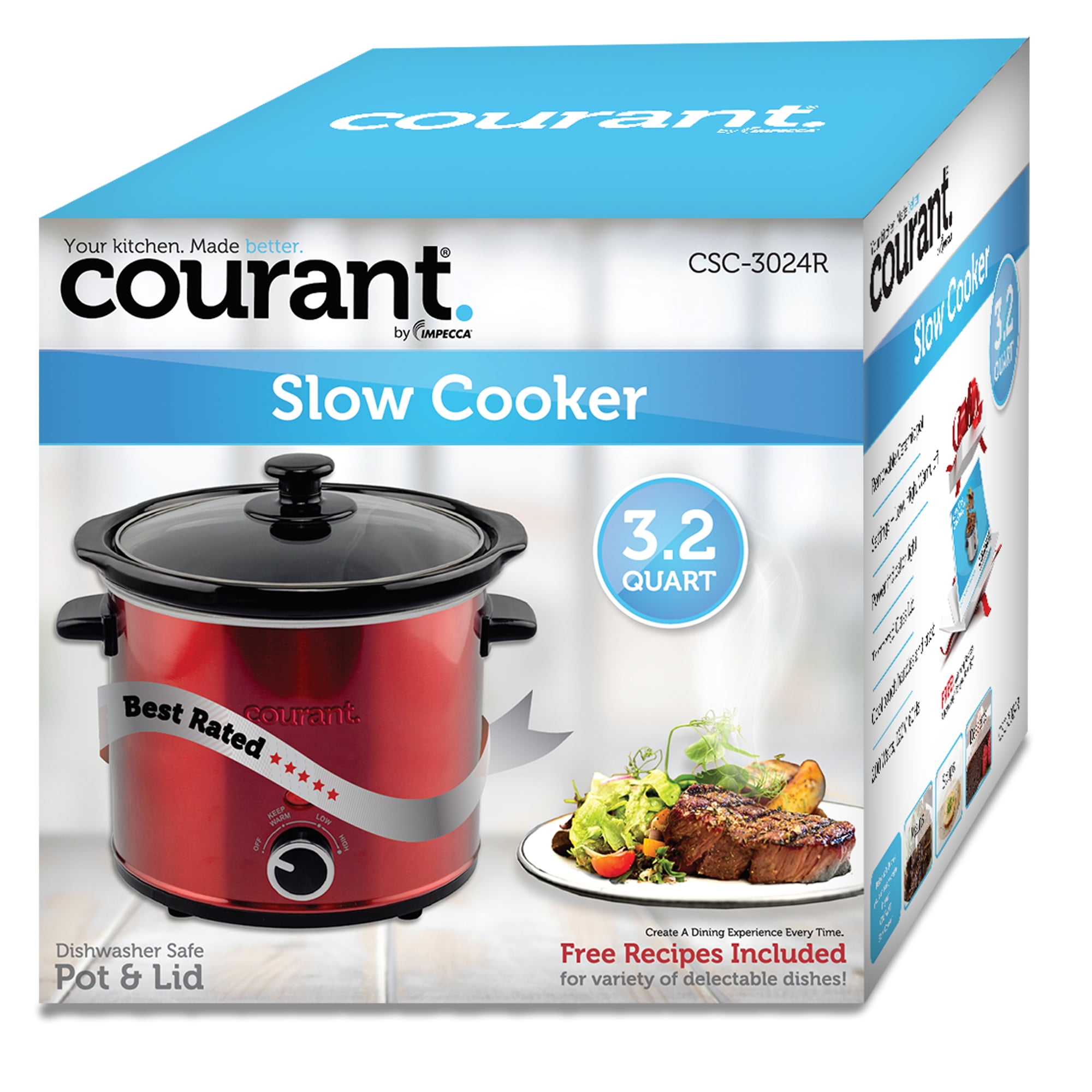 The Crock Pot 2 Quart Round Dish Slow Cooker 