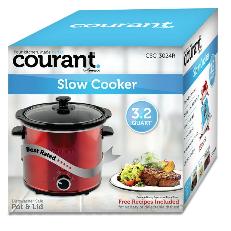 Courant 2.5 Quart Slow Cooker - Black Matte