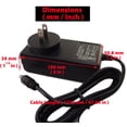 thumbnail image 3 of Evertech 12 Pcs 3 Amp 3000mA Adapter Plugs Power Devices 12V AC DC Supply Charger UL Certified, 3 of 4