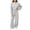 Gray W, variant on Stamzod Kids Clothes Girls Fall Winter Outfits 2 Piece Sweet Bow Long Sleeve Crewneck Sweatshirt and Sweatpants Casual Girls' Clothing Sets Gray Q 13-14Years