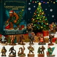 thumbnail image 5 of Chimpanzees Advent Calendar 2025, 24 Days Mysterious Forest Christmas Countdown Calendar with 24 PCS Acrylic Pendant, Christmas Advent Calendar for Tree Decor, Chimpanzees, 5 of 6