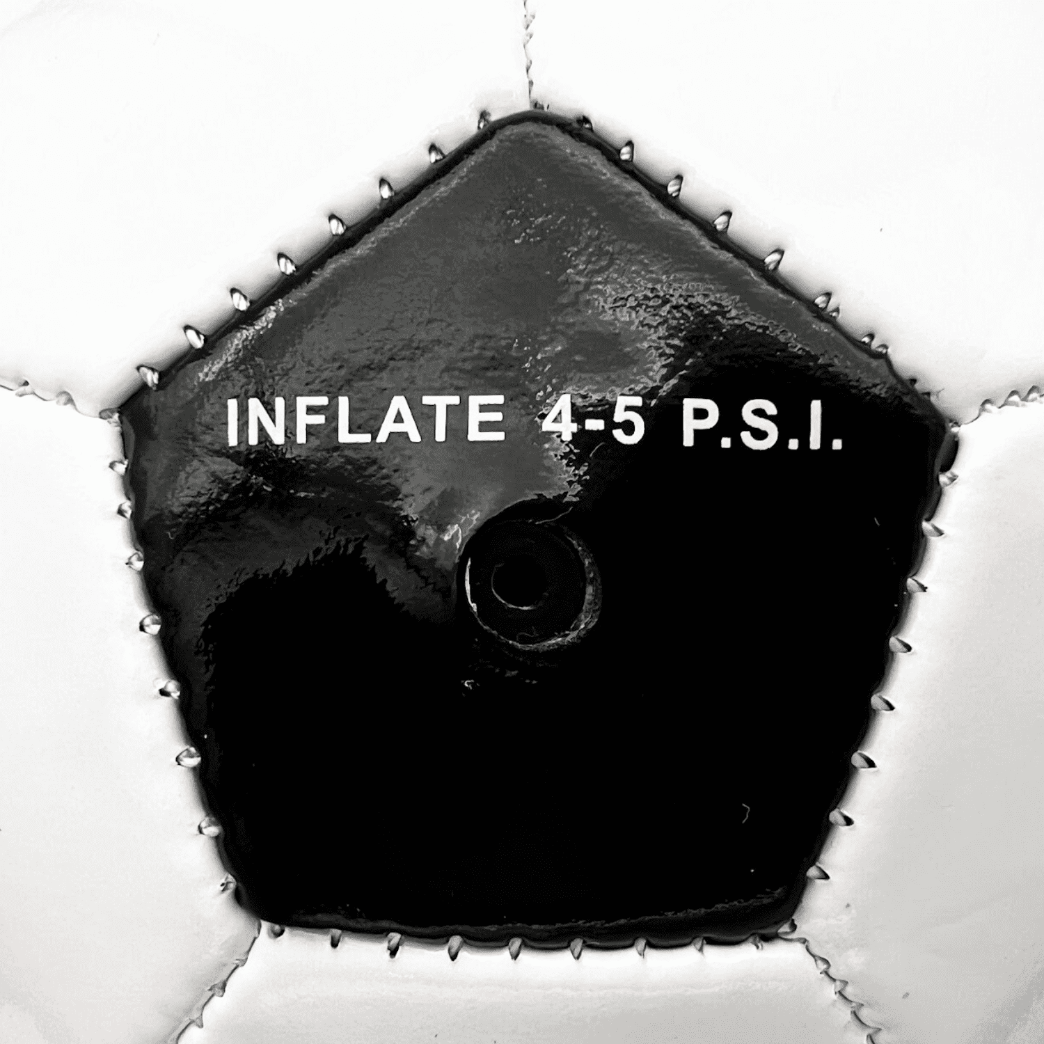 Mini Soccer Ball, Rubber, 5.6” Diameter, Black and White, Kid’s Sports, Ages 3+ by MinnARK