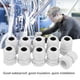 thumbnail image 3 of Conector de cable a prueba de agua, 10 piezas/juego, conector de cable de nailon impermeable IP68, color blanco, con estándares líderes en la industria, 3 of 9