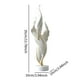thumbnail image 3 of Figura decorativa de pluma, escultura abstracta de lector, estatua moderna de resina, adorno adecuado para regalar, decoración del hogar, escritorio d, 3 of 8