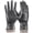Black, variant on PU Leather Black Gloves for Women, Soft Winter Thermal Snow Driving Gloves Touchscreen