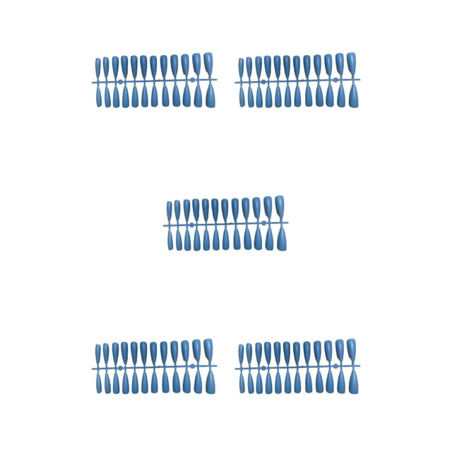 Jumpingount Tabletas para mejorar las uñas Textura esmerilada Cobertura completa JM-04 Azul claro