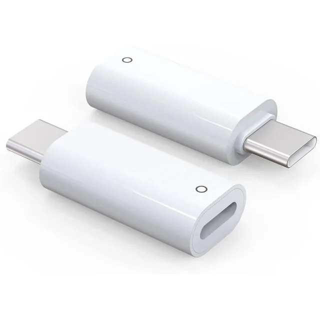 USB C Pencil Adapter Designed for Apple Pencil 1st Gen, Only Compatible with iPad 10th /11th A16 2025 Gen,USB-C to Lightning Pencil Charging Adapter,Support Charging & Connection