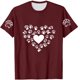 thumbnail image 4 of Tops Y Blusas de las Mujeres Estampadas Cuello Redondo Manga Corta, Poliéster Casual Top para Diario, Fiesta Y Todas las Estaciones, 4 of 8