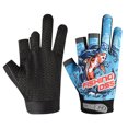 thumbnail image 3 of Guantes De Pesca Medio Dedo Guantes de pesca con dedos cortados Guante de pesca transpirable con protector solar de verano azul Ehuebsd Para Estrenar, 3 of 7