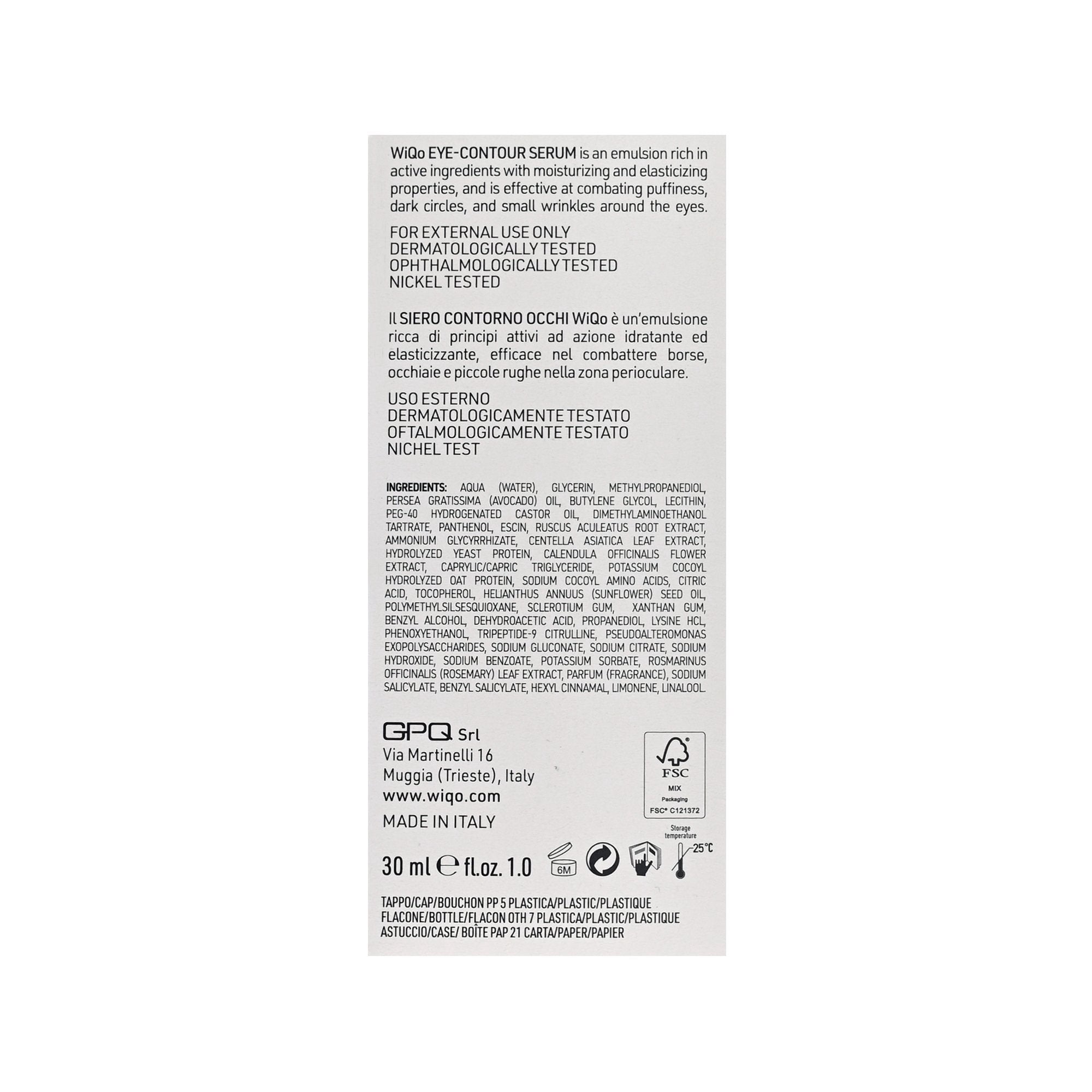 WiQo Eye Contour Serum Anti-Puffiness