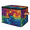 Multicolor 1, variant on ADECORIVY Compass Nautical Ships Storage Bin with Zipper Lid, Fabric Foldable Shelf Baskets Boxes, Closet Lidded Storage Bins, Decorative Clothes Organizer for Bedroom Home