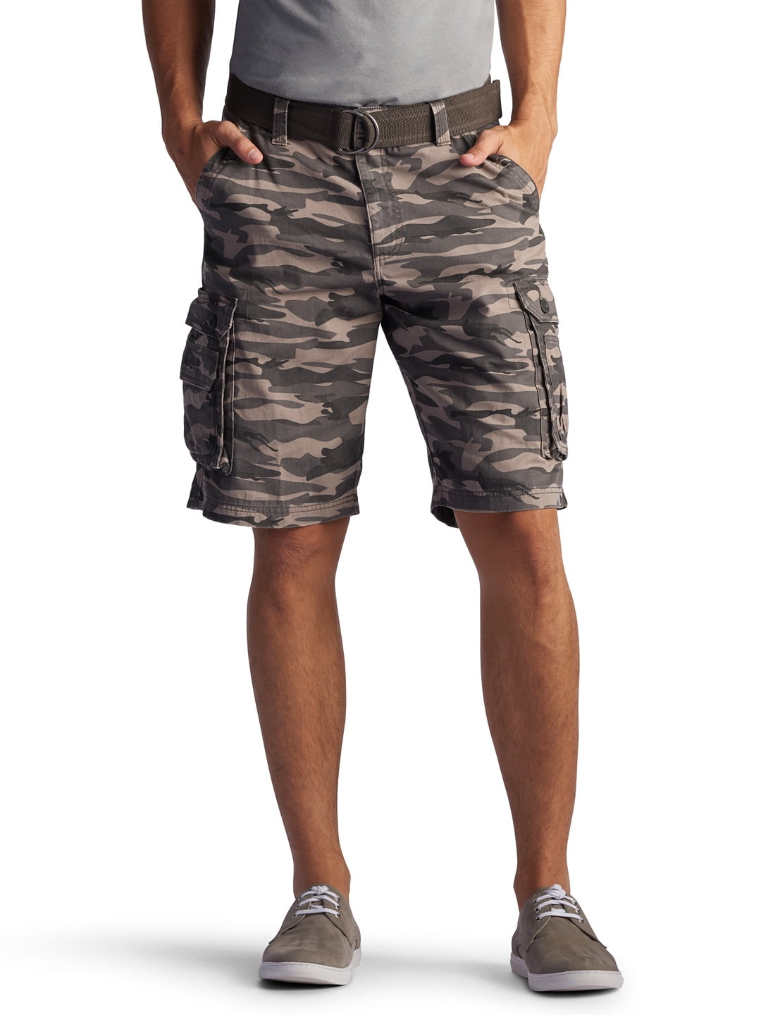 Lee Lee Men's Big And Tall Dungarees Belted Wyoming Cargo Short