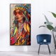 thumbnail image 3 of Cuadros Decorativos 5D DIY Diamond Painting Kits Full Square Drill Indian Woman Mosaic Picture Arts Tmvgtek embutido en tela, 3 of 9