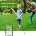 thumbnail image 3 of Soozier 4x5.7ft Baseball Rebounder Net - Black Steel Frame, Pitching & Fielding Trainer for Sports Practice, Portable & Weather-Resistant Training Aid, 3 of 7