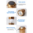 thumbnail image 5 of Yajisi Solar Rechargeable Camping Lantern – Folding Handheld Flashlight with USB Output, Portable Outdoor Light for Camping, Fishing, Emergencies, 5 of 8