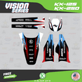 thumbnail image 4 of Kalair GFX Graphics Kit for Kawasaki KX125 (2003-2008) Vision Series, 4 of 5