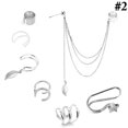 thumbnail image 3 of Manchons d'Oreille Décoratifs Boucles d'Oreilles en Alliage pour Cartilage Boucles d'Oreilles Non Percées pour Femmes, 3 of 10