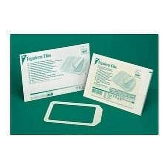 3M Tegaderm Frame Wound LF St Film Dressing First Aid Gauze Pads Box, 6" x 8", 10 Count