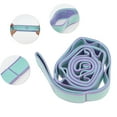 thumbnail image 3 of Unique Bargains 1pc Women 9 Grids Yoga Stretch Bands for Gym Stretching Exercise Blue Nylon High Elastic Yarn Latex Yarn, 3 of 4